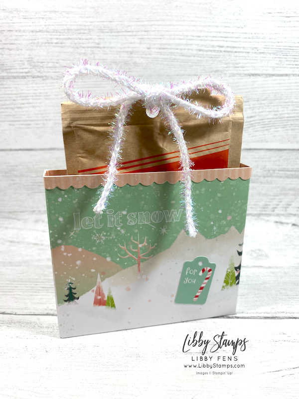 libbystamps, Stampin' Up, 12 Days of Christmas, Countdown, Santa Express Memories & More Card Pack, hot chocolate holder, mini box, treat box