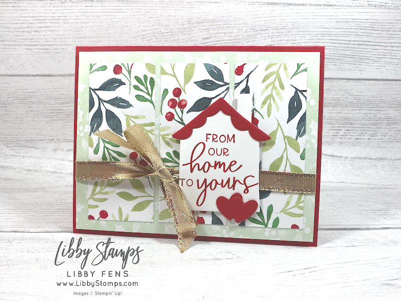 libbystamps, Stampin' Up, Framed & Festive, Gingerbread House Dies, Painted Christmas DSP, Stamparatus, CCMC, Create with Connie and Mary Saturday Blog Hop Outlines Dies