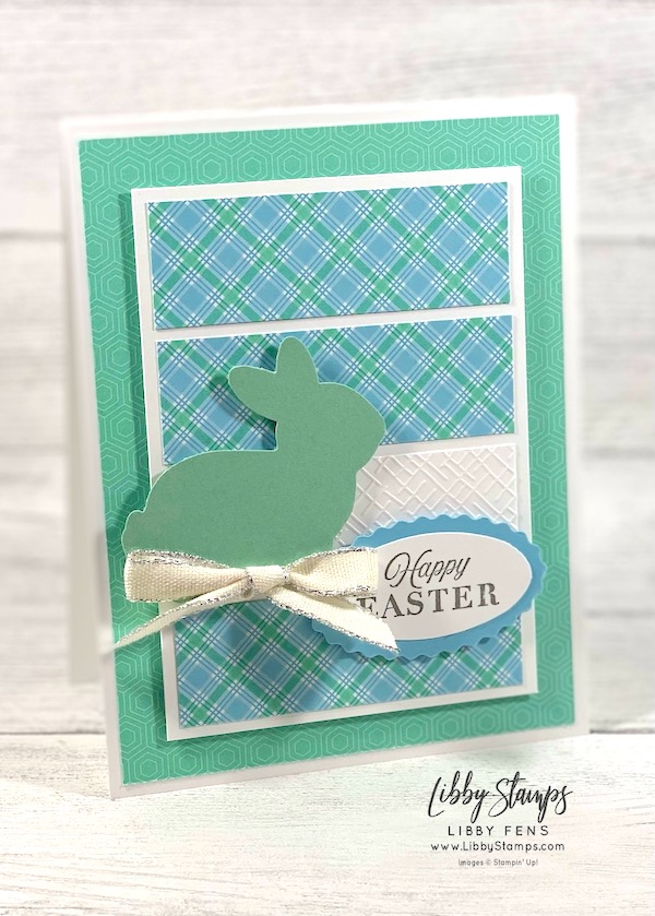 libbystamps, Stampin' Up, Celebrating You, Easter Bunny Punch, Double Oval Punch, Dandy Designs DSP, Easter card, CCM, Create with Connie and Mary Saturday Blog Hop
