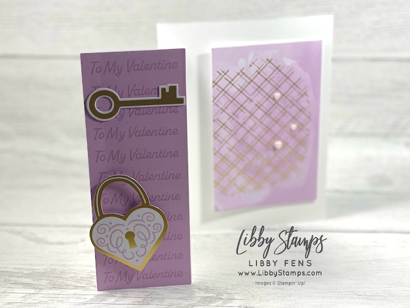libbystamps, Stampin' Up, Key To My Heart Paper Pumpkin, Valentine's Day, Heart Pearls, Love, TSOT, Try Stampin' on Tuesday