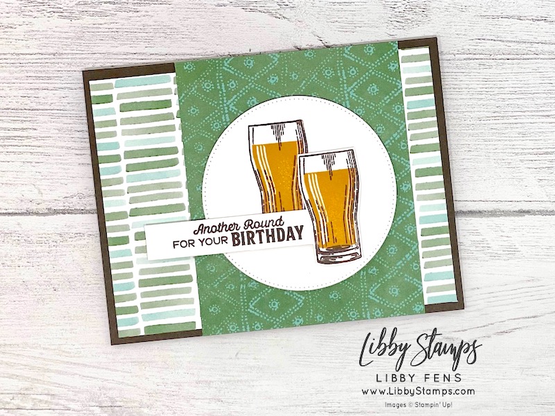 libbystamps, Stampin' Up, Brewed For You Bundle, Brewed For You, Brewed Dies, Stylish Shapes Dies, Enjoy The Journey DSP, masculine, CCM, Create with Connie and Mary Saturday Blog Hop