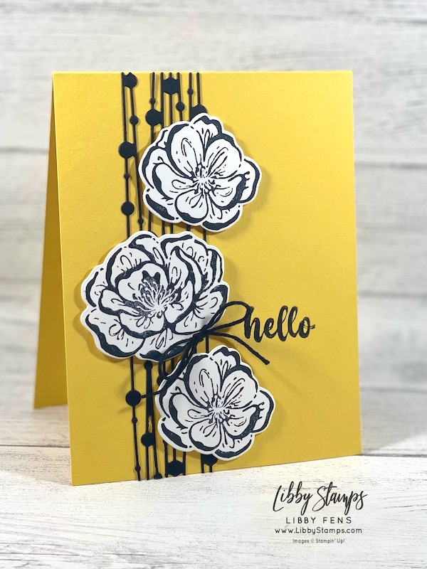 libbystamps, Stampin' Up, Irresistible Blooms Bundle, Irresistible Blooms, Irresistible Blooms Dies, Online Exclusives, Hello