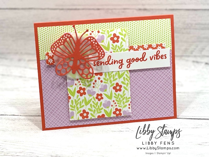 libbystamps, Stampin Up, Best Butterflies Bundle, Best Butterflies, Build A Butterfly Dies, Butterfly Kisses DSP, CCMC, Create with Connie and Mary Challenges
