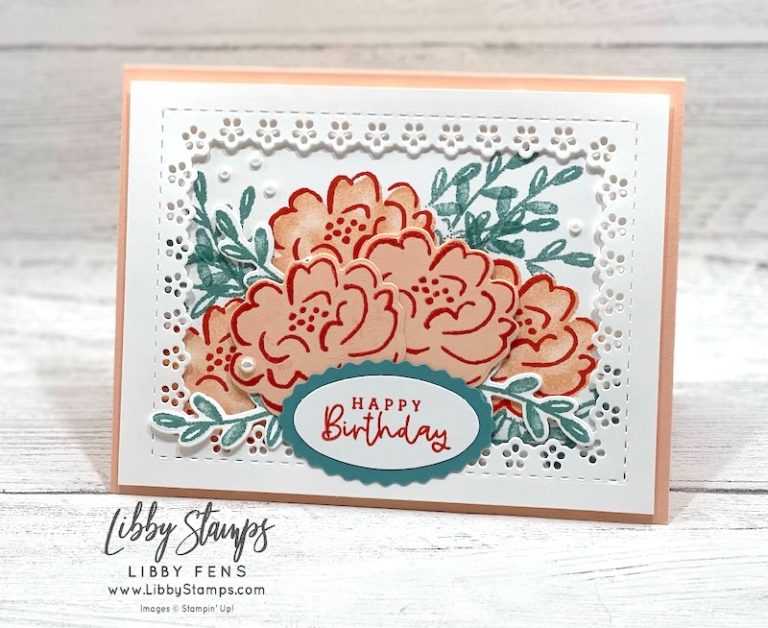 Happy Birthday, Darling Libby Fens, Stampin' Up! Demonstrator