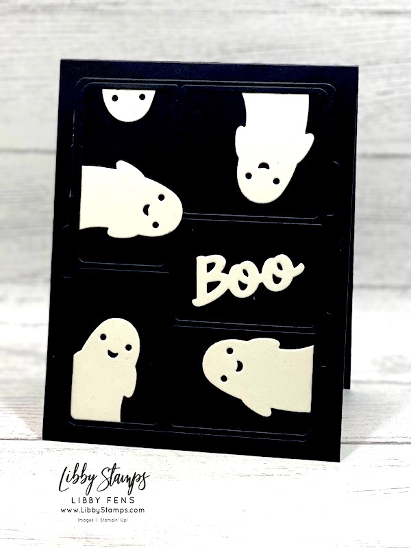 libbystamps, Stampin' Up, Tricks & Treats Dies, Gone Fishing Dies, Halloween, Glow in The Dark DSP, Crafty Collaborations