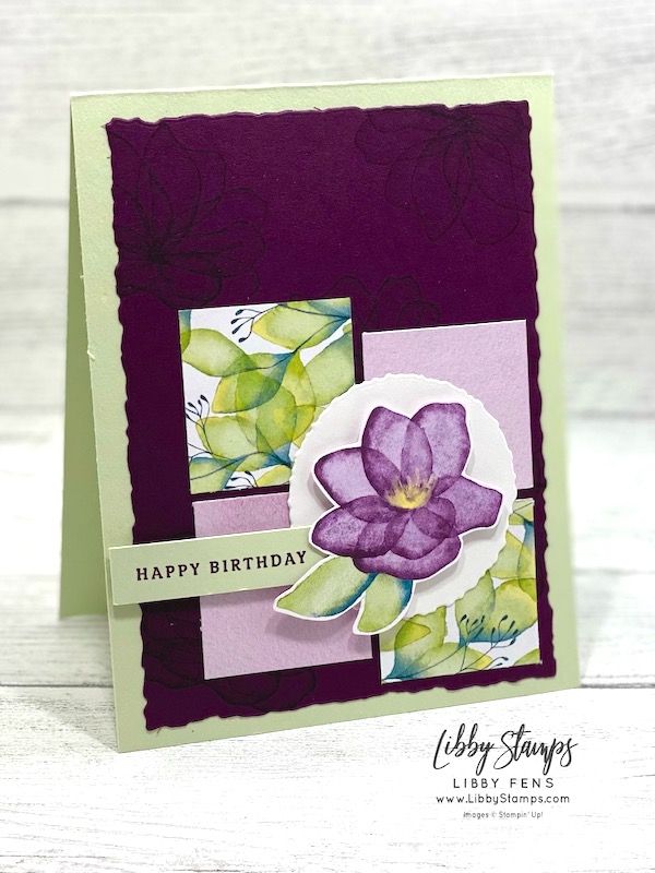 libbystamps, Translucent Florals, Sentimental Park, Deckled Rectangles Dies, Deckled Circles Dies, Delightful Floral DSP, Birthday, CCMC, Create with Connie and Mary Challenges