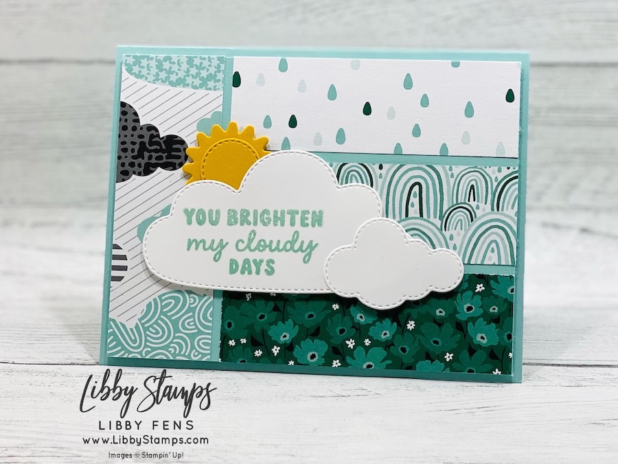 libbystamps, Stampin Up, Bright Skies Bundle, Bright Skies, Bright Skies Dies, Sunny Days DSP, Create with Connie and Mary Saturday Blog Hop,
