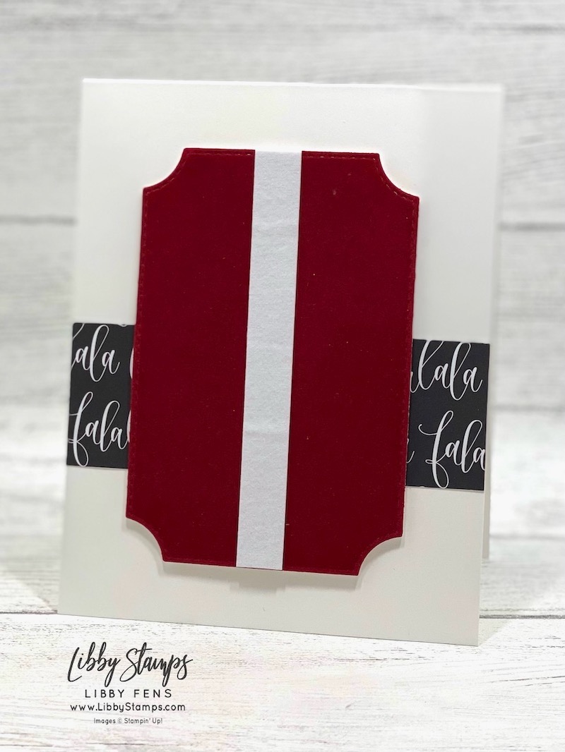 libbystamps, Stampin' Up, Branching Out Dies, All Season Velvet, Modern Christmas DSP, Santa, Christmas, Create with Stamping Friends
