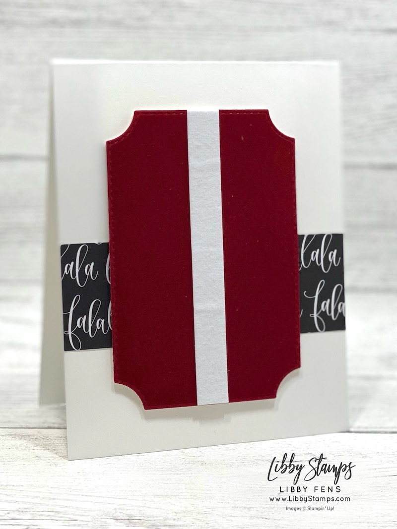 libbystamps, Stampin' Up, Branching Out Dies, All Season Velvet, Modern Christmas DSP, Santa, Christmas, Create with Stamping Friends