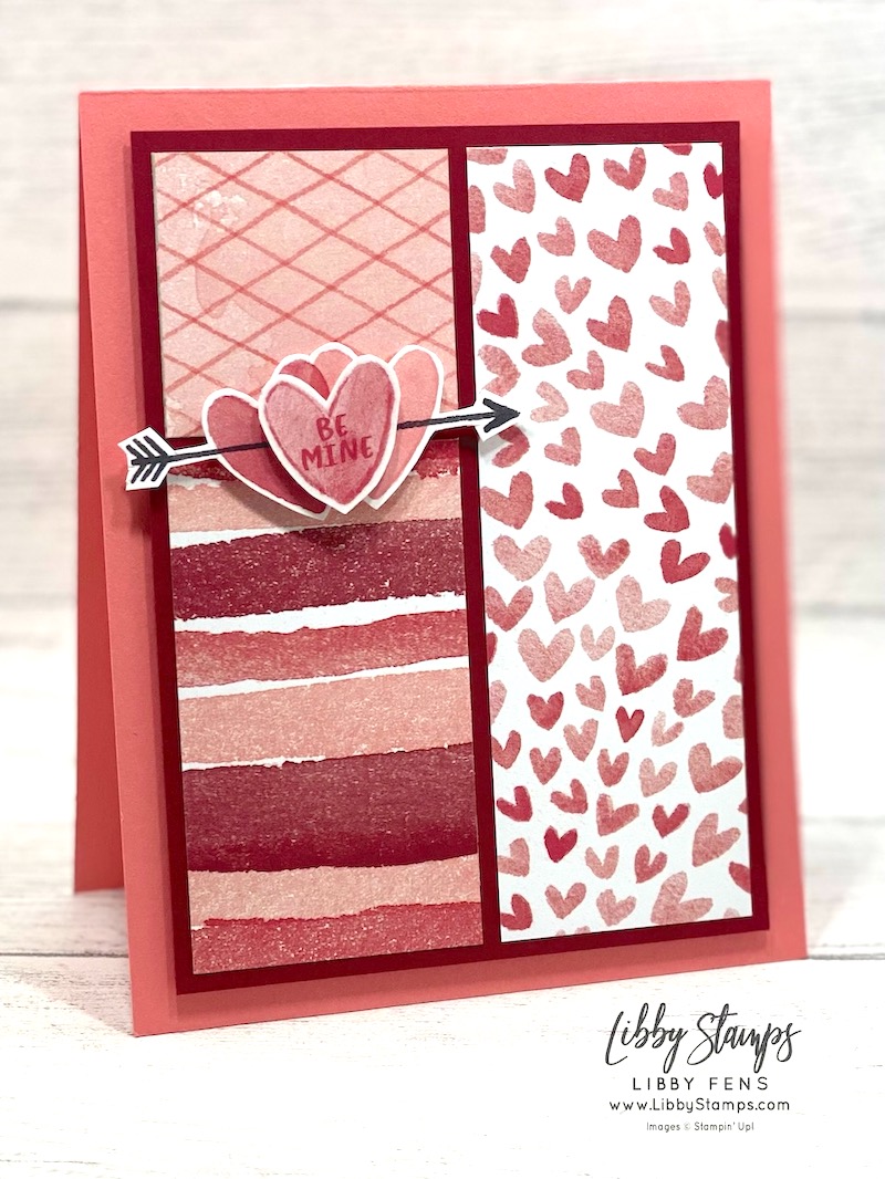 libbystamps, Stampin' Up, Love Notes Mix & Match DSP, Valentine, Valentine's Day, Create with Stamping Friends