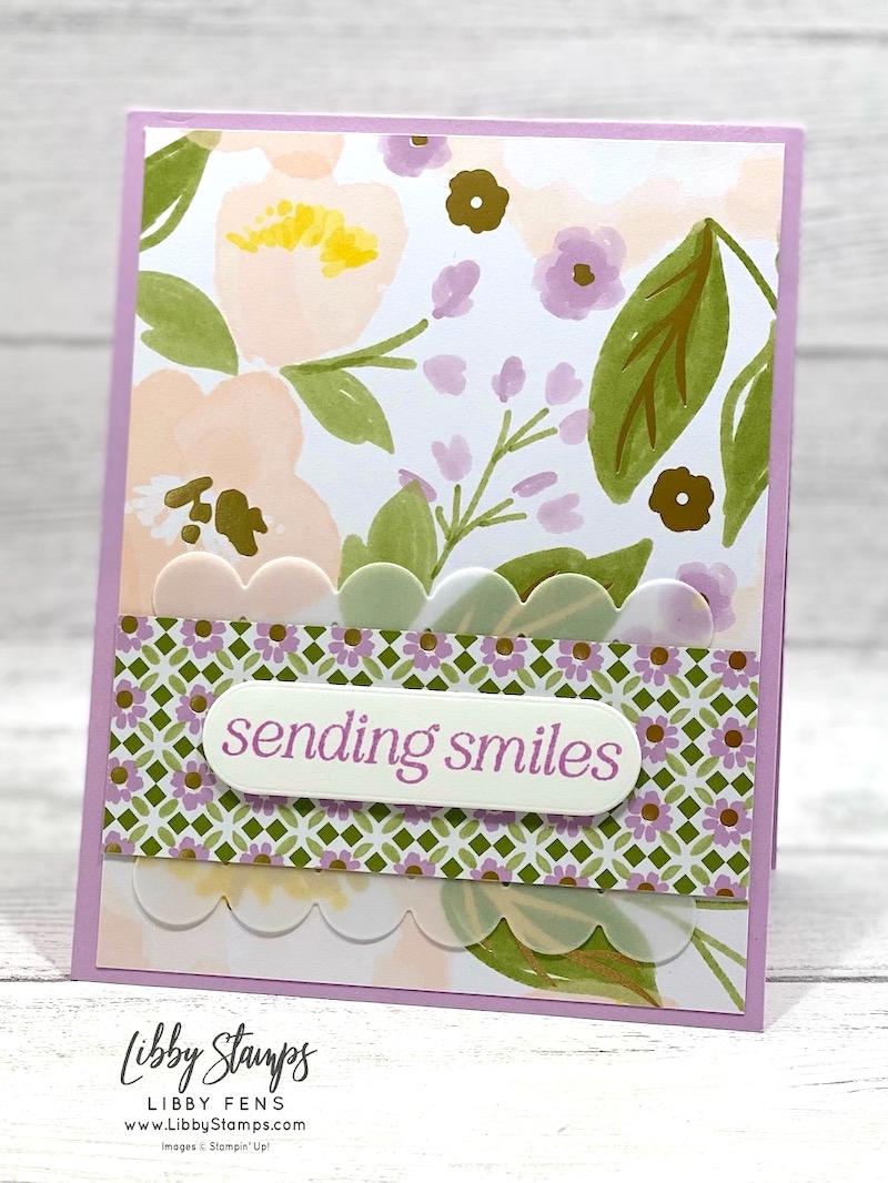libbystamps, Stampin' Up, Lovely Arrangements, Lovely Arrangements Bundle, Lovely Arrangements Dies, Vellum, Lovely & Beautiful DSP, Create with Stamping Friends