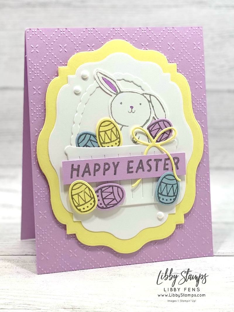 libbystamps, Stampin' Up, Easter Basket Bundle, Easter Basket, Easter Basket Dies, Beautifully Celebrated Dies, Beautiful Patterns 3D EF, Easter, Create with Stamping Friends
