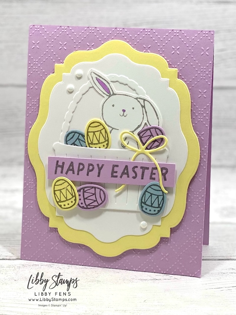 libbystamps, Stampin' Up, Easter Basket Bundle, Easter Basket, Easter Basket Dies, Beautifully Celebrated Dies, Beautiful Patterns 3D EF, Easter, Create with Stamping Friends