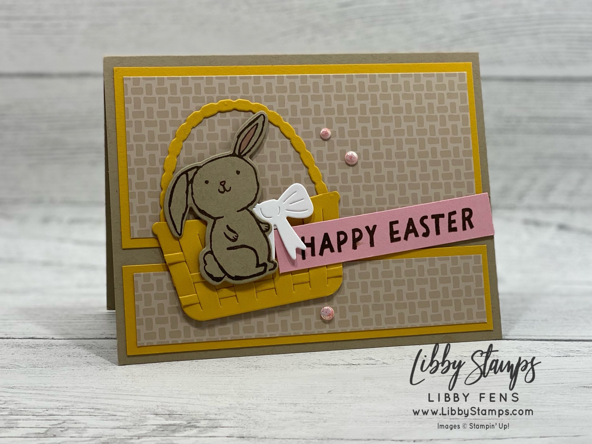libbystamps, Stampin Up, Easter Basket Bundle, Easter Basket, Easter Basket Dies, Easter Joy DSP, Easter, Pearls of Beauty, Create with Stamping Friends
