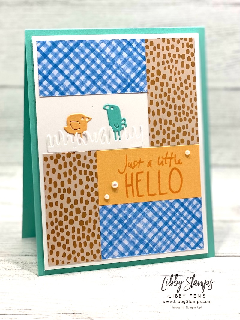 libbystamps, Stampin' Up, Cutest Crew, Cutest Crew Bundle, Cutest Crew Dies, Easter Basket Dies, Love Notes Mix & Match DSP, Pleasant Patterns DSP, Create with Stamping Friends