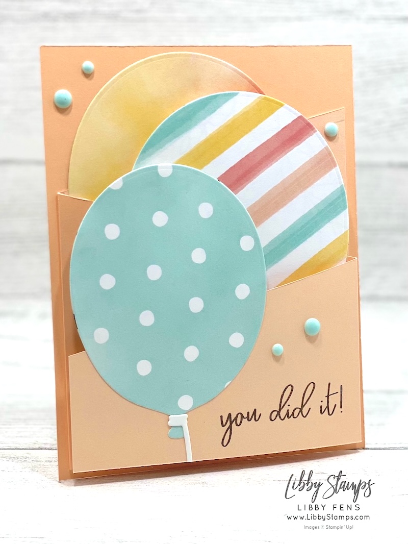 libbystamps, Stampin' Up, Balloon Festoon, Balloon Festoon Bundle, Balloon Festoon Dies, Celebrate, Zig Zag Fun Fold, Create with Stamping Friends