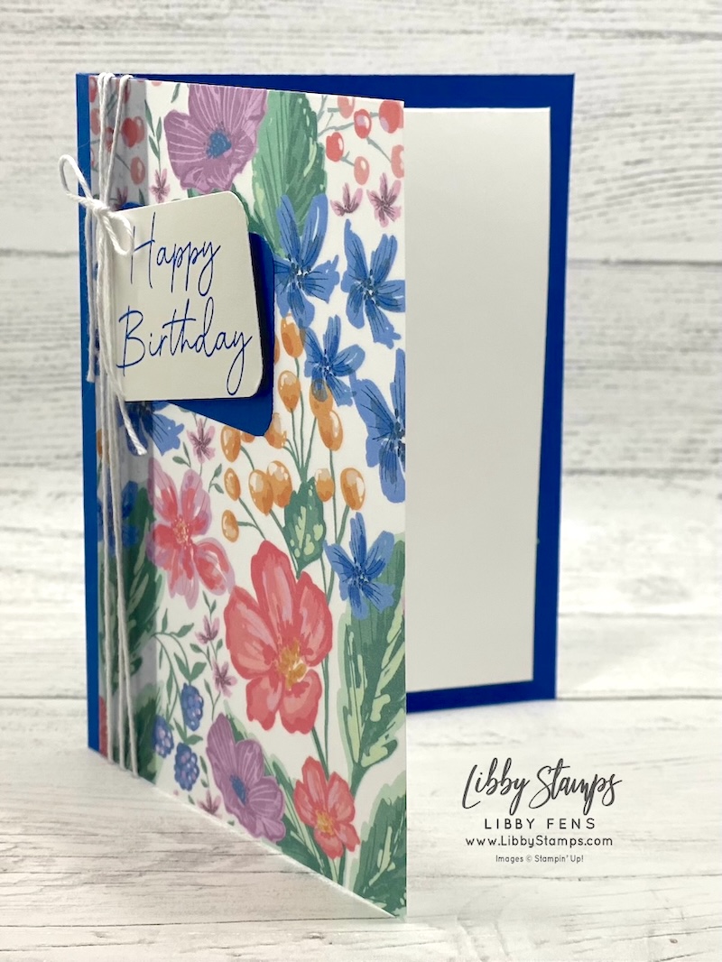 libbystamps, Stampin' Up, Scalloped Blooms, Rounded Rectangle Punch, Berry Botanical Vellum, POTM, Product of The Month, Stamping With Friends Blog Hop