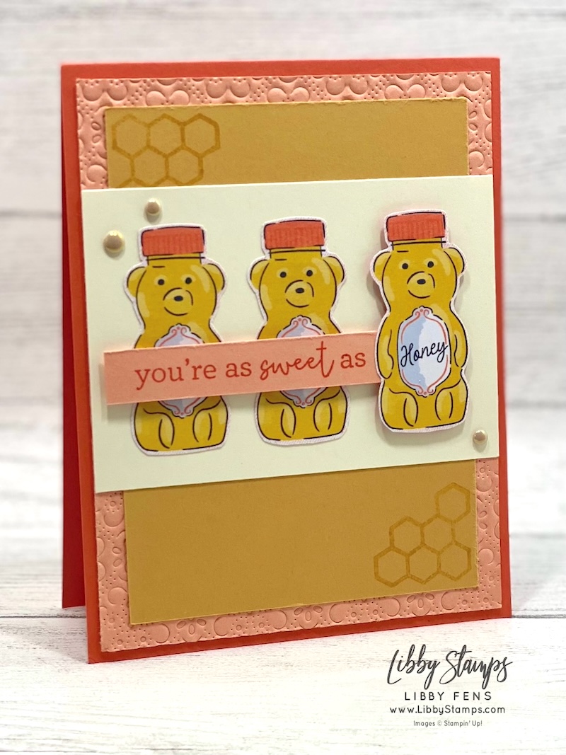 libbystamps, Stampin' Up, Bee My Valentine, Eyelet Blooms Dies, Impressions Plate, Homemade Sweetness DSP, Pearls of Beauty, Create with Stamping Friends