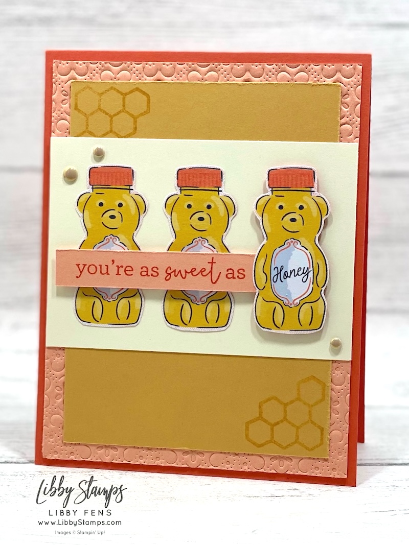 libbystamps, Stampin' Up, Bee My Valentine, Eyelet Blooms Dies, Impressions Plate, Homemade Sweetness DSP, Pearls of Beauty, Create with Stamping Friends