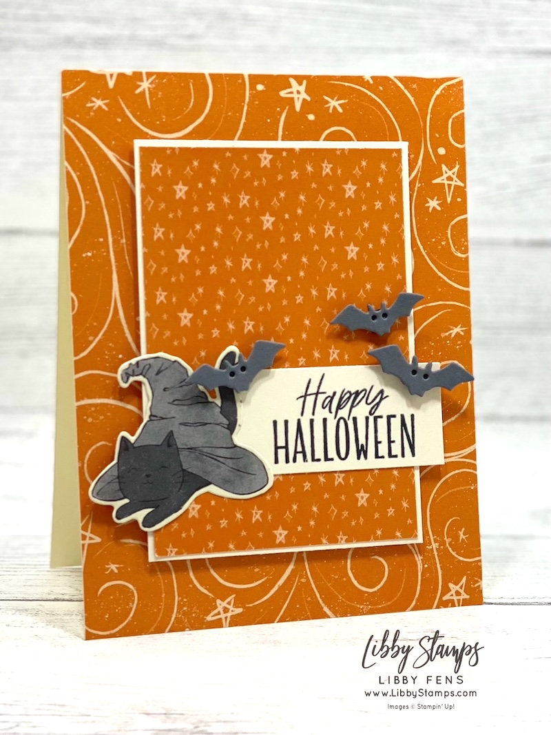 libbystamps, Stampin' Up!, Oh My Fright, Oh My Fright Bundle, Oh My Fright Dies, Frightfully Fun DSP, Halloween, Create with Stamping Friends