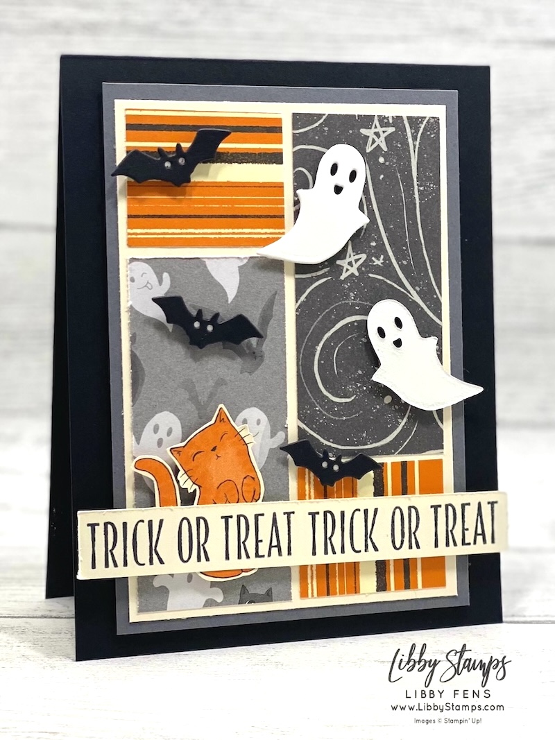libbystamps, Stampin' Up!, Oh My Fright, Oh My Fright Bundle, Oh My Fright Dies, Halloween, Frightfully Fun DSP, Create with Stamping Friends