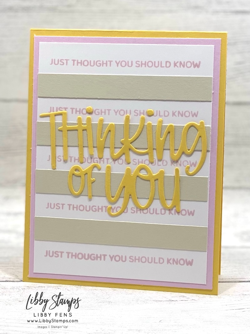 libbystamps, Stampin Up!, Thinking of You, Thinking of You Bundle, Thinking of You Dies, Create with Stamping Friends